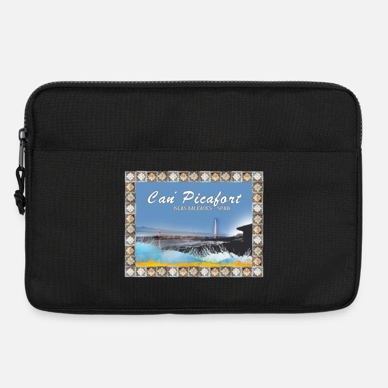 Can Picafort Küstenlandschaft - Laptoptasche 13" - Schwarz