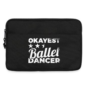 Okayest Ballet Dancer - Laptop bag 13" - black - Front