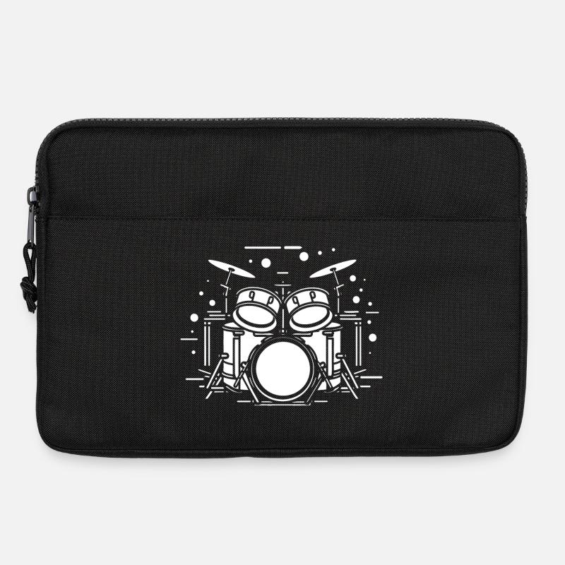 Drum Sketch - Laptop bag 13" - black