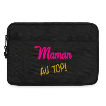 MAMAN - Sacoche pour ordinateur portable 13 pouces - noir - Devant