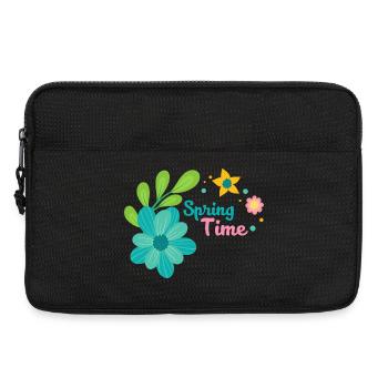 Spring Time Frühlingsshirt für die ganze Familie - Laptoptasche 13" - Schwarz - Vorne