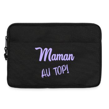 BONNE FÊTE MAMAN. MAMAN. FÊTE DES MÈRES - Sacoche pour ordinateur portable 13 pouces - noir - Devant