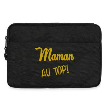 FÊTE DES MÈRES. BONNE FÊTE MAMAN - Sacoche pour ordinateur portable 13 pouces - noir - Devant