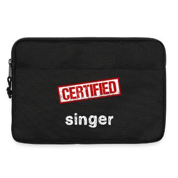 Chanteur - Sacoche pour ordinateur portable 13 pouces - noir - Devant