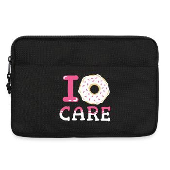 Donuts Donut-Liebhaber - Laptoptasche 13" - Schwarz - Vorne