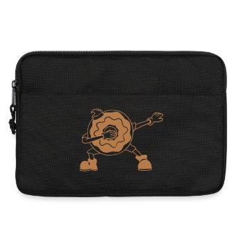 Dabbing Donut - Laptoptasche 13" - Schwarz - Vorne
