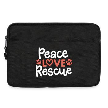 Dog Rescue Dog Lover - Laptoptasche 13" - Schwarz - Vorne