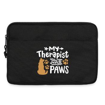 Hundeliebhaber Hundebesitzer - Laptoptasche 13" - Schwarz - Vorne