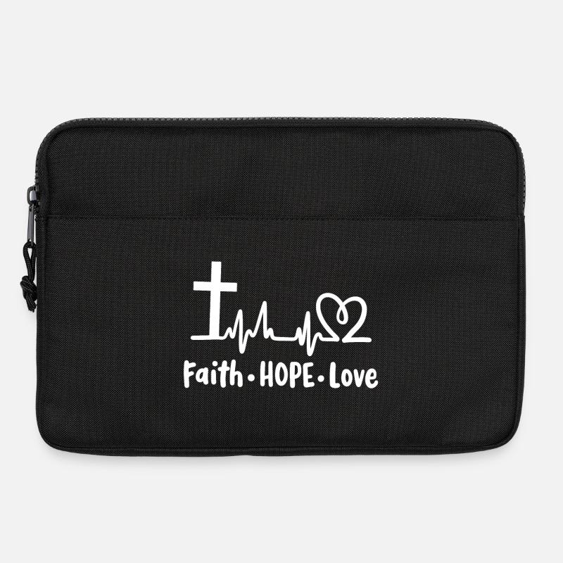 Christlich Glaube Religiös - Laptoptasche 13" - Schwarz