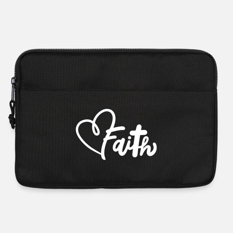 Christlich Glaube Religiös - Laptoptasche 13" - Schwarz