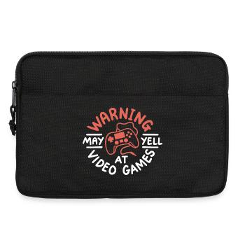 Gamer Videospiele Gaming - Laptoptasche 13" - Schwarz - Vorne