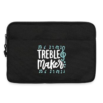 Klavier Musik Pianist - Laptoptasche 13" - Schwarz - Vorne