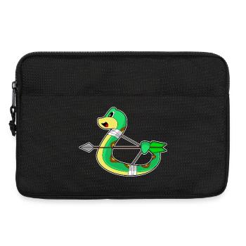 Schlange Bogenschütze Bogen - Laptoptasche 13" - Schwarz - Vorne