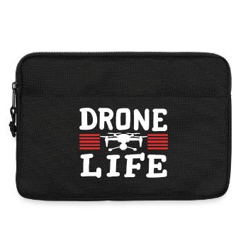 Drohnenpilot RC FPV Quadrocopter - Laptoptasche 13" - Schwarz - Vorne