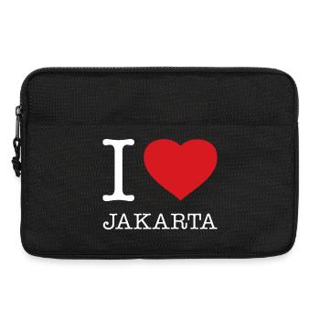 I LOVE JAKARTA Philippines - Laptoptasche 13" - Schwarz - Vorne