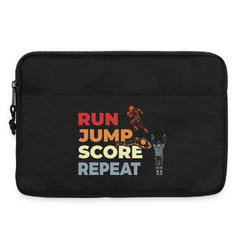 Laufen Springen Punkten Wiederholen - Laptoptasche 13" - Schwarz - Vorne