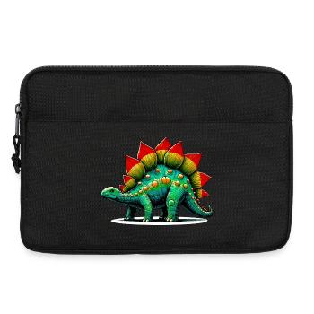 Dinosaure - Sacoche pour ordinateur portable 13 pouces - noir - Devant
