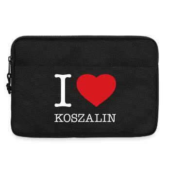 I LOVE KOSZALIN - Laptop bag 13" - black - Front