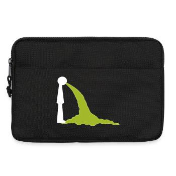 Drinking Motif - To Puke - Escalation and Crash - Laptop bag 13" - black - Front