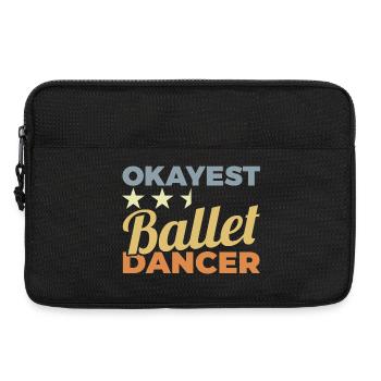 Average ballet - Laptop bag 13" - black - Front