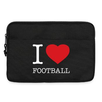 J’ADORE LE FOOTBALL Fussball - Sacoche pour ordinateur portable 13 pouces - noir - Devant