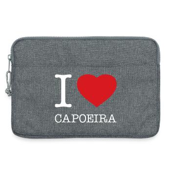 I LOVE CAPOEIRA - Laptoptasche 13" - Grau meliert - Vorne