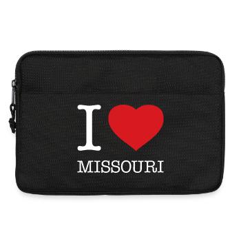 I LOVE MISSOURI - Laptop bag 13" - black - Front