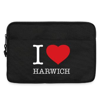 I LOVE HARWICH - Laptoptasche 13" - Schwarz - Vorne