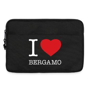 I LOVE BERGAMO - Laptoptasche 13" - Schwarz - Vorne