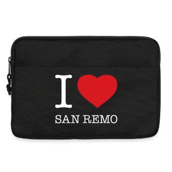 I LOVE SAN REMO - Laptop bag 13" - black - Front