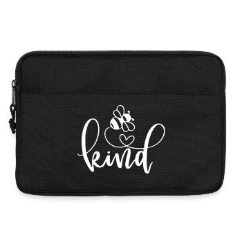Gentillesse Papillons Mot Design - Sacoche pour ordinateur portable 13 pouces - noir - Devant