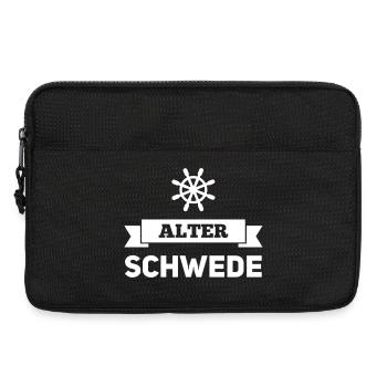 Alter Schwede Lustiger Ausdruck Spruch - Laptoptasche 13" - Schwarz - Vorne