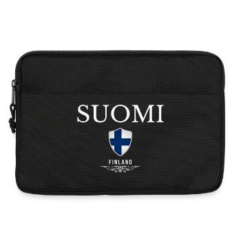 Ursprünglich aus Finnland, geboren in Finnland - Laptoptasche 13" - Schwarz - Vorne