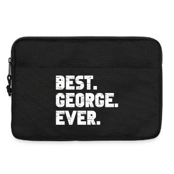 Best George Ever Geschenk Spruch - Laptoptasche 13" - Schwarz - Vorne