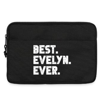 Best Evelyn Ever Gift Saying - Laptop bag 13" - black - Front