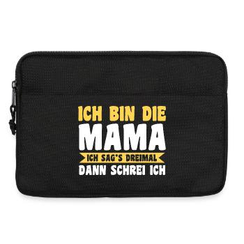 Mutter Team Mama - Laptoptasche 13" - Schwarz - Vorne