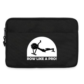 Row Like A Pro! Indoor Rowing - Laptop bag 13" - black - Front