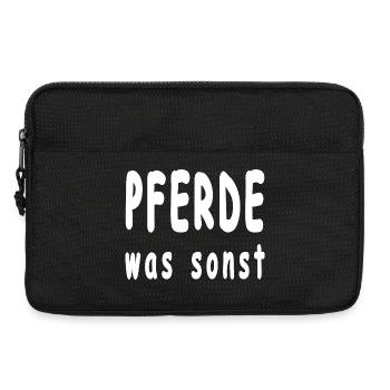 Pferde - Laptoptasche 13" - Schwarz - Vorne