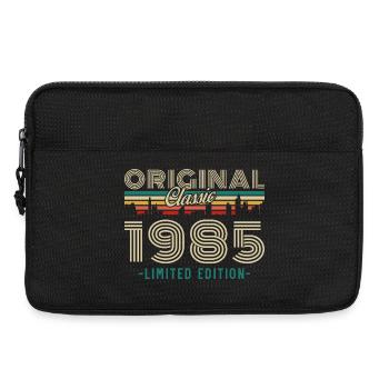 Original 1985 Vintage Retro Geburtstagsgeschenk - Laptoptasche 13" - Schwarz - Vorne