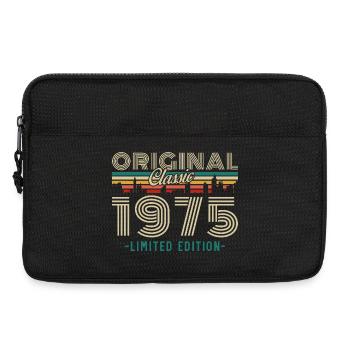 Original 1975 Vintage Retro Geburtstagsgeschenk - Laptoptasche 13" - Schwarz - Vorne