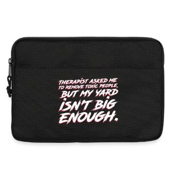 A bigger garden is needed - Laptop bag 13" - black - Front