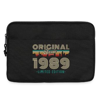 1989 Vintage Retro Birthday Gift - Laptop bag 13" - black - Front