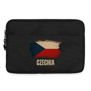 Drapeau vintage de la Tchéquie, fier tchécoslovaque - Sacoche pour ordinateur portable 13 pouces - noir - Devant