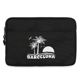 Barcelone comme plage - Sacoche pour ordinateur portable 13 pouces - noir - Devant