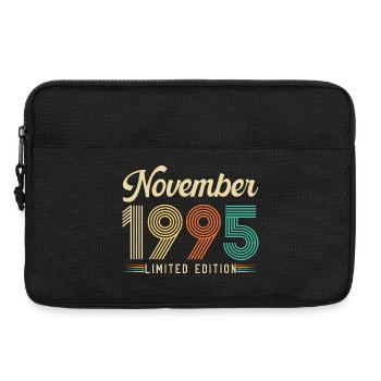 Novembre 1995 Anniversaire Vintage Rétro Cadeau - Sacoche pour ordinateur portable 13 pouces - noir - Devant