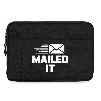 Mailed it Postman gift for Mail Carrier Workers - Laptop bag 13" - black - Front