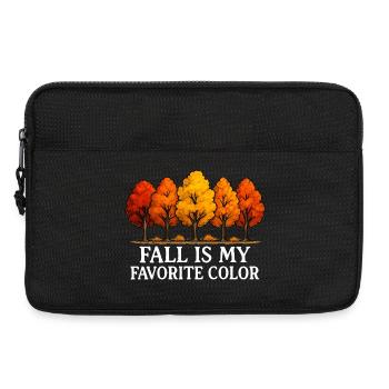 Der Herbst ist meine Lieblingsfarbe Herbstliebhabe - Laptoptasche 13" - Schwarz - Vorne