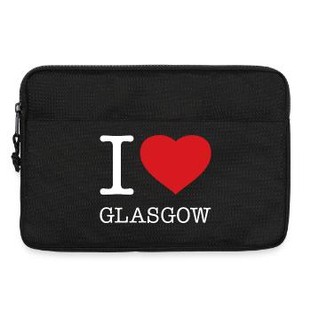 I love Glasgow - Laptop bag 13" - black - Front