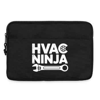 Conception experte en réparation de technicien HVAC Ninja - Sacoche pour ordinateur portable 13 pouces - noir - Devant