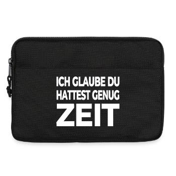 Zeit - Laptoptasche 13" - Schwarz - Vorne